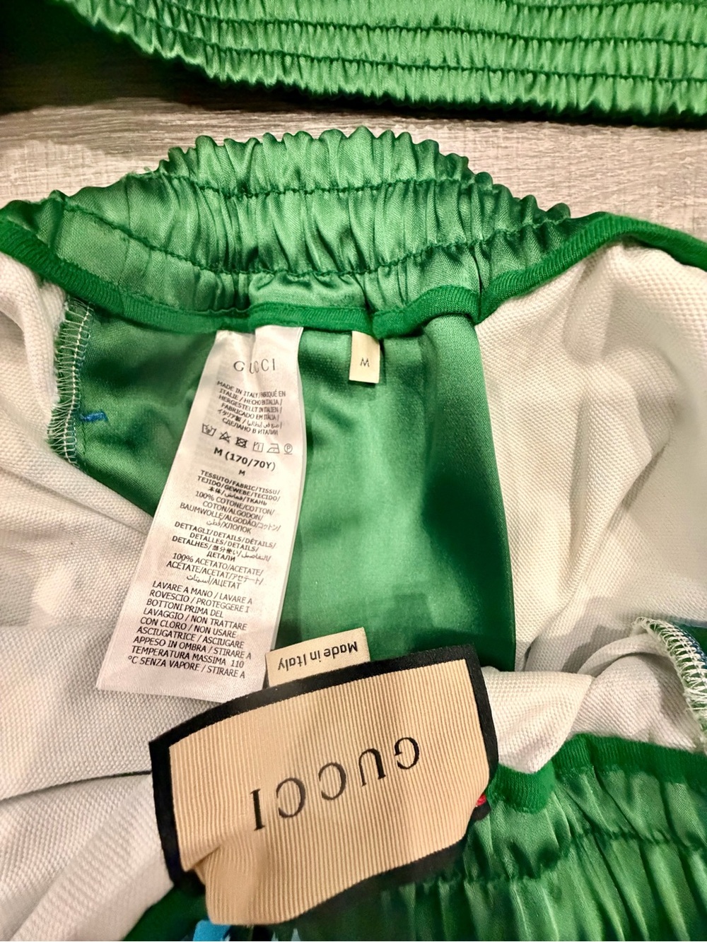 Gucci Blue & Green Tropical Skirt Set - Picture 5 of 8